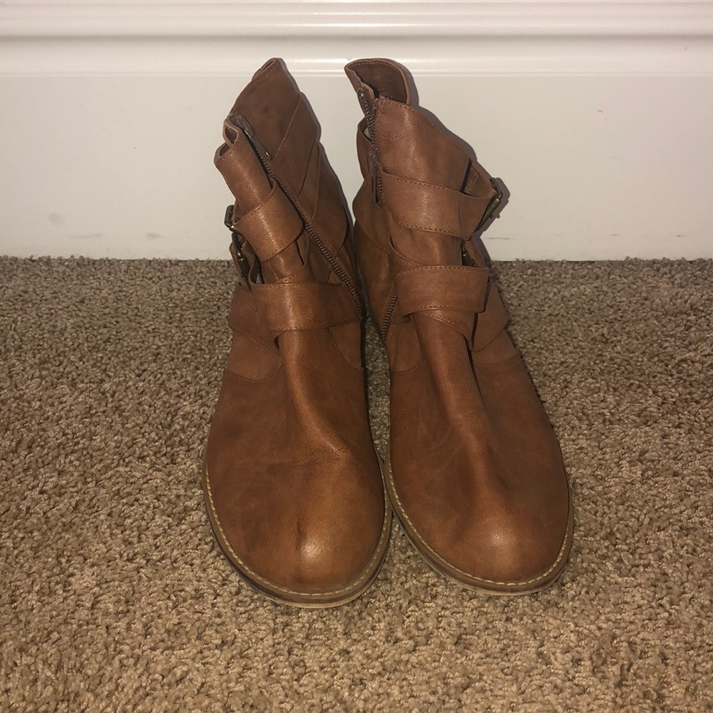 Tan Booties